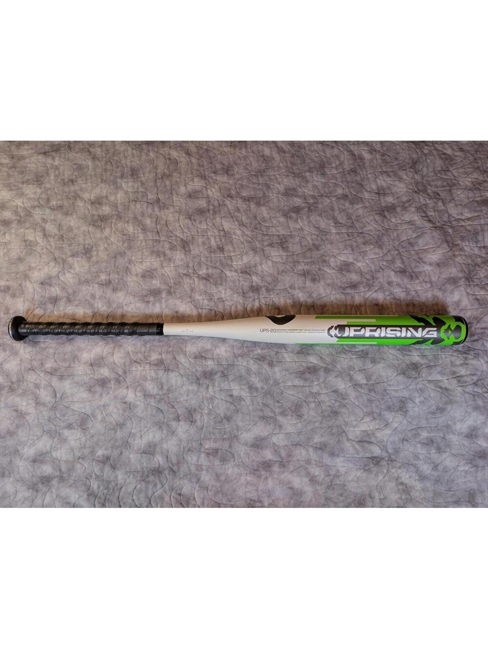 DeMarini Uprising Youth Baseball Bat 28 oz 34 in White Green Aluminum